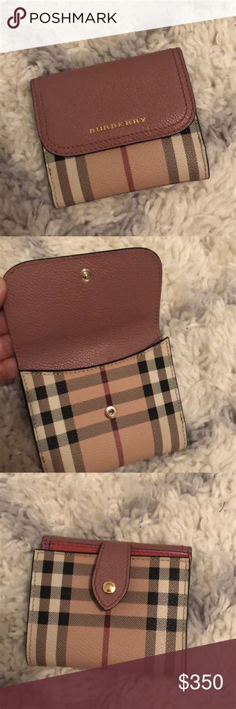 poshmark burberry wallet